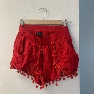 Cute red shorts